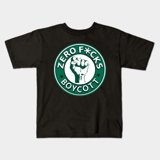 Star Bucks Boycott Kids T-Shirt